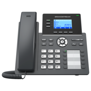 Grandstream GRP2604P IP Phone 3-Line Essential 6 SIP Accounts