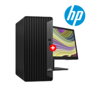 HP Pro 400 G9 Tower Desktop i5-14500 8GB 512GB SSD with P22v Monitor Black
