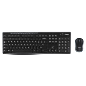 Logitech MK270 Wireless Keyboard and Mouse Combo USB AZERTY French Black