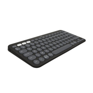 Logitech Pebble Keys 2 K380s Wireless/Bluetooth Keyboard AZERTY French Graphite