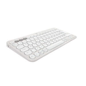 Logitech Pebble Keys 2 K380s Wireless/Bluetooth Keyboard AZERTY French White