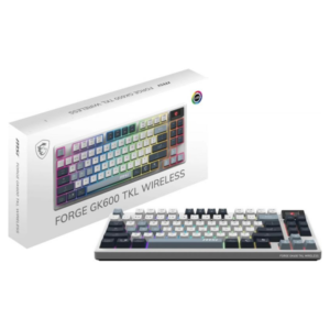 MSI FORGE GK600 TKL Gaming Keyboard Wireless SKY FR