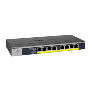 Netgear GS108PP Switch Unmanaged Gigabit Ethernet PoE Black