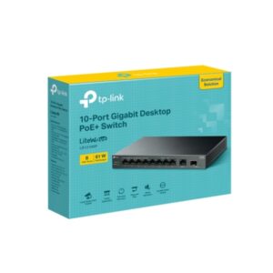 TP-Link LS1210GP 10-Port Gigabit Desktop PoE+ Switch