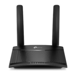 TP-Link TL-MR100 Single-Band (2.4 GHz) Fast Ethernet 4G Wireless Router Black