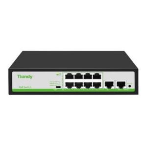 Tiandy TC-P3S010 Spec:H/0820/AT/908-Port PoE Switch