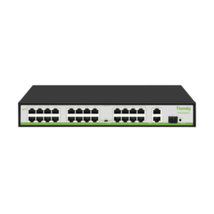 Tiandy TC-P3S027 Spec:H/2421/AT/260 24-Port PoE Switch
