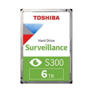 Toshiba S300 Surveillance Internal Hard Drive (HDD) 6TB (3.5″)